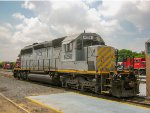 HLCX SD40-2 Locomotive in the yard